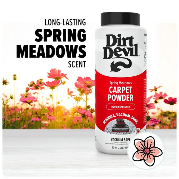 Fresh Room Refresher Carpet Powder, Spring Meadows Scent, Powder Cleanser Form - 1 pack - 32 oz per pack - plus 3 My Outlet Mall Resealable Storage Pouches
