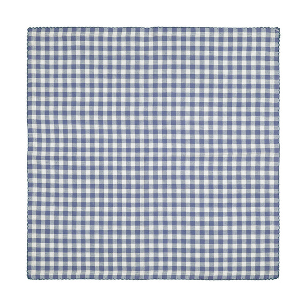 100% Cotton Fabric Napkin Set, Multicolor Gingham, 20" W x 20" L - 1 pack - 4 Count per pack - plus 3 My Outlet Mall Resealable Storage Pouches