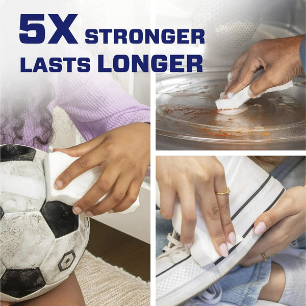 Magic Eraser Extra Durable Cleaning Pad - 1 pack -  4 count per pack - plus 3 My Outlet Mall Resealable Storage Pouches