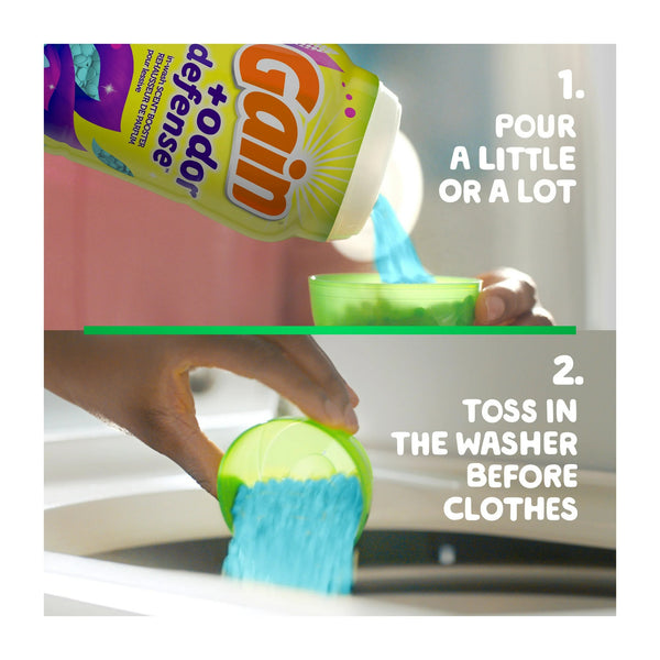 Odor Defense In-Wash Scent Booster, Super Fresh Blast Scent- 1 pack - 5.7 oz per pack - plus 3 My Outlet Mall Resealable Storage Pouches