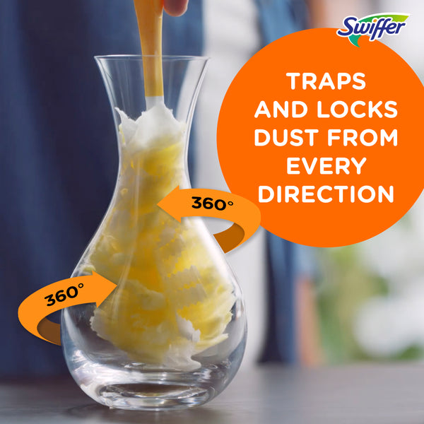 Duster Multi-Surface Heavy Duty Refills, Unstopables Fresh Scent - 1 pack - 11 Count per pack - plus 3 My Outlet Mall Resealable Storage Pouches