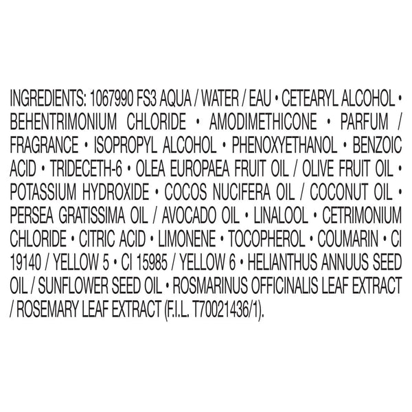 Fructis Triple Nutrition Nourishing Conditioner with Avocado Oil - 1 pack - 12fl oz per pack - plus 3 My Outlet Mall Resealable Storage Pouches