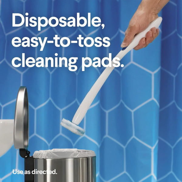 ToiletWand Disposable Toilet Bowl Brush Cleaner System - 1 pack - plus 3 My Outlet Mall Resealable Storage Pouches