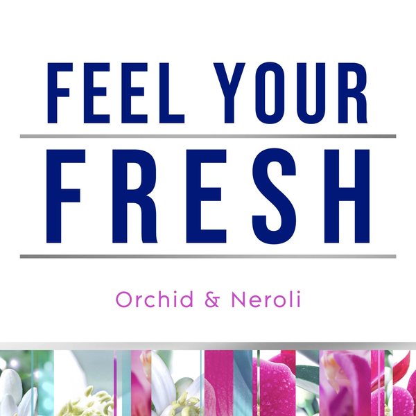 Air Freshener Spray, Orchid & Neroli, Fresh Collection, Fragrance Infused with Essential Oils, 100% Natural Propellent - 2 packs - 8.0 oz per pack - plus 3 My Outlet Mall Resealable Storage Pouches