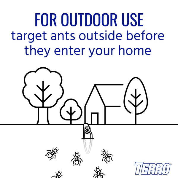 Outdoor Liquid Ant Bait Stakes - 1 pack - plus 3 My Outlet Mall Resealable Storage Pouches
