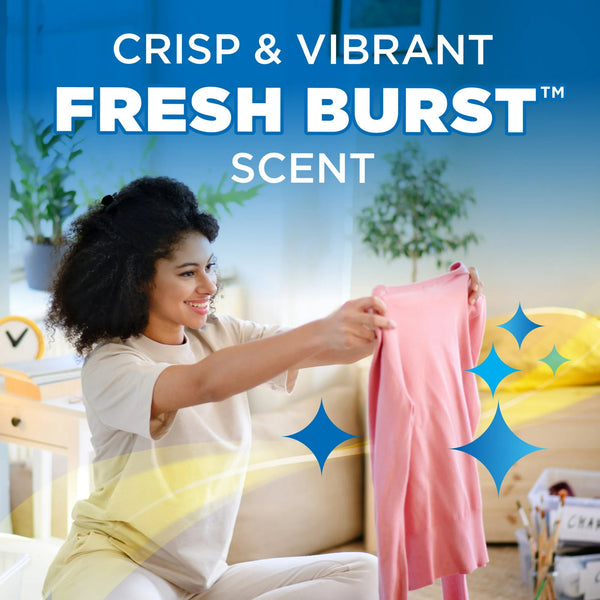 Odor Blasters Fresh Burst In-Wash Laundry Scent Booster- 2 packs - 24 oz per pack - plus 3 My Outlet Mall Resealable Storage Pouches