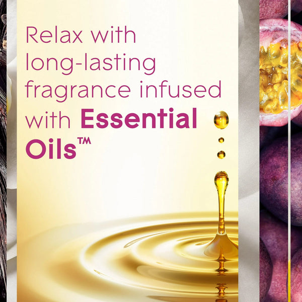 Plug-ins Scented Oil, Vanilla Passion Fruit, Infused with Essential Oils - 2 packs -plus 3 My Outlet Mall Resealable Storage Pouches