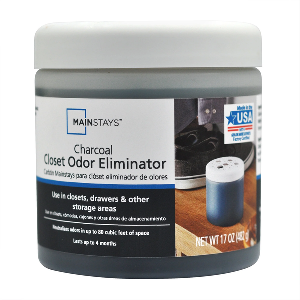 Charcoal Closet Odor Eliminator, Fragrance Free -  1 pack - 17 oz per pack plus 3 My Outlet Mall Resealable Storage Pouches