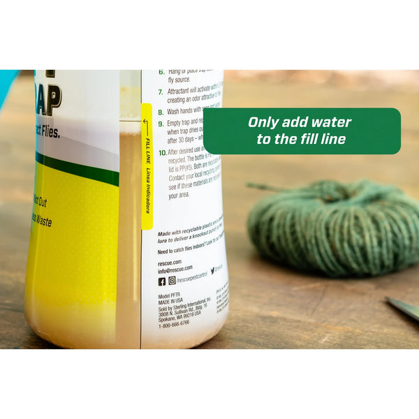 Pop! Reusable Outdoor Fly Trap, Resin -1 pack - plus 3 My Outlet Mall Resealable Storage Pouches
