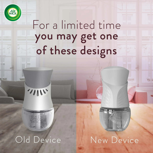 Plug-in Scented Oil Warmer, Air Freshener with Essential Oils, White - 2 packs - 2 Count per pack - plus 3 My Outlet Mall Resealable Storage Pouches