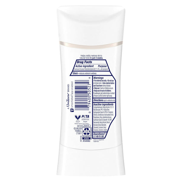 Even Tone Antiperspirant Deodorant Stick Shea Butter & Vanilla - 1 pack - 2.6 oz per pack - plus 3 My Outlet Mall Resealable Storage Pouches
