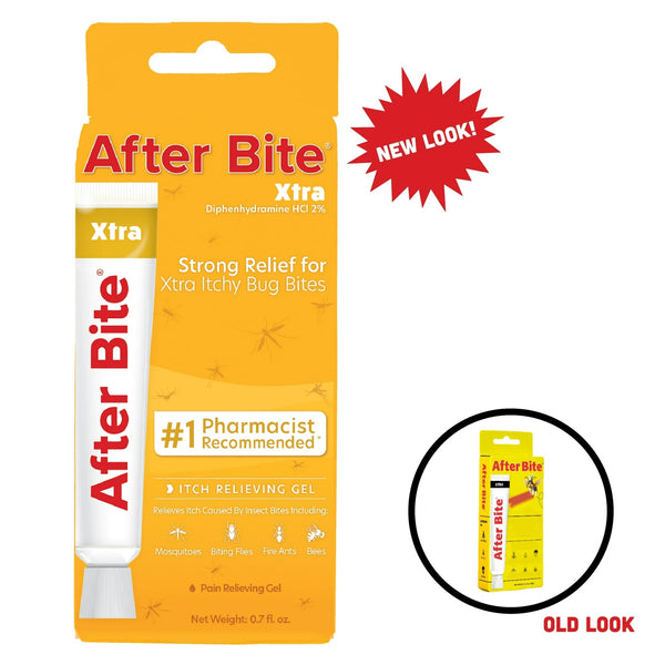 Xtra Anti-Itch Diphenhydramine HCl 2% Gel - 1 pack - 0.7oz per pack - plus 3 My Outlet Mall Resealable Storage Pouches