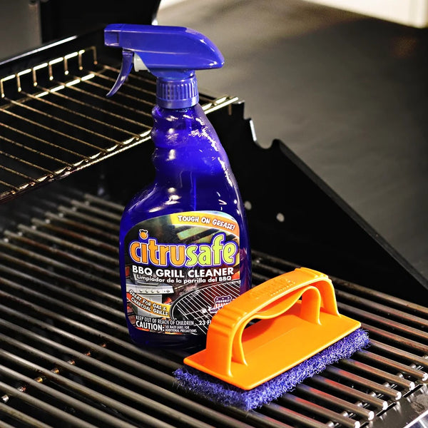 BBQ Grill and Grate Cleaner, All Purpose Cleaner - 1 pack -  23 oz - per pack - plus 3 My Outlet Mall Resealable Storage Pouches