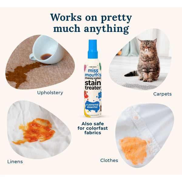 Messy Eater Stain Remover Spray Bottle - 1 pack - 4 oz per pack - plus 3 My Outlet Mall Resealable Storage Pouches
