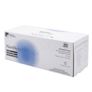 NitriDerm Nitrile Powder-Free Surgical Gloves Size 7.5