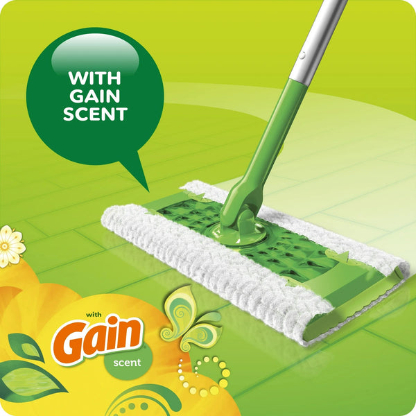Swiffer Dry Cloth Refills With Gain Original- 3 packs - 32 count per pack - plus 3 My Outlet Mall Resealable Storage Pouches