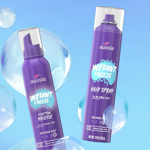 Instant Freeze Sculpting Hair Gel for Curly Hair, Straight Hair, and Wavy Hair, Unisex - 1 pack - 7 oz per pack - plus 3 My Outlet Mall Resealable Storage Pouches