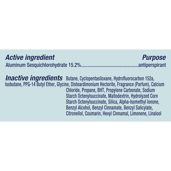 Ultra Clear Long Lasting Antiperspirant Deodorant Dry Spray, Pure Clean - 1 pack - 3.8 oz per pack - plus 3 My Outlet Mall Resealable Storage Pouches