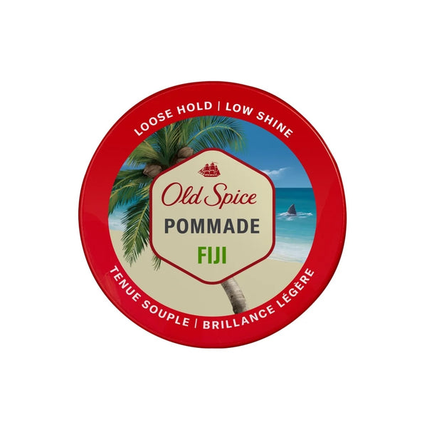 Fiji Pomade for Men, Loose Hold, Low Shine, Men's Hair Styling Pomade - 1 pack - 2.22 oz per pack - plus 3 My Outlet Mall Resealable Storage Pouches