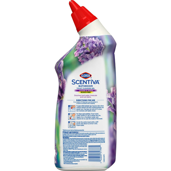 Scentiva Bathroom Toilet Cleaning Gel, Lavender and Jasmine - 1 pack - 24 oz per pack - plus 3 My Outlet Mall Resealable Storage Pouches