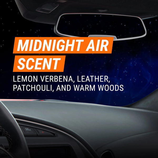 Fresh fx Smoke X Rapid Odor Eliminator Car Air Freshener Fogger Midnight Air Scent - 1 pack - 2 oz per pack - plus 3 My Outlet Mall Resealable Storage Pouches