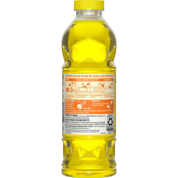 Multi-Surface Floor Cleaner, Lemon Fresh - 1 pack - 24 oz per pack - plus 3 My Outlet Mall Resealable Storage Pouches