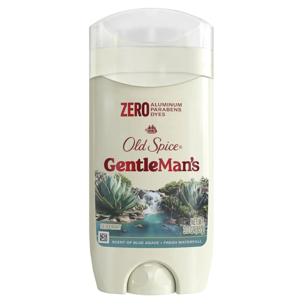 Gentleman's Collection Men's Deodorant Stick, Blue Agave & Fresh Waterfall Scent - 1 pack - 3 oz per pack - plus 3 My Outlet Mall Resealable Storage Pouches