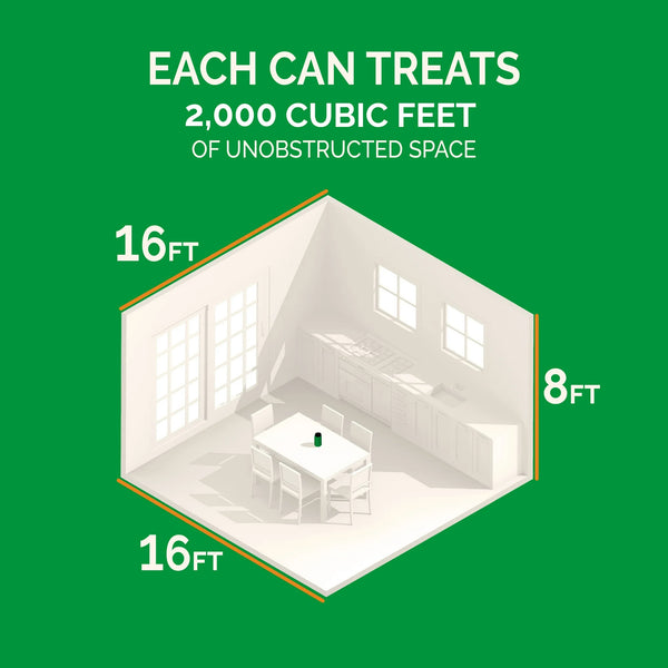 Indoor Insect Fogger with Odor Neutralizer - 3 packs - 3 count per pack plus 3 My Outlet Mall Resealable Storage Pouches