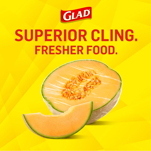 Cling N Seal Plastic Food Wrap - 1 pack -  200 sq ft Roll per pack - plus 3 My Outlet Mall Resealable Storage Pouches