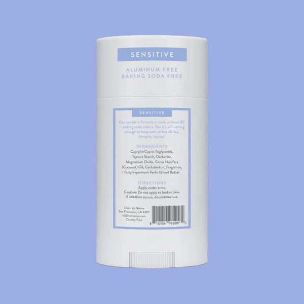 Deodorant Sensitive, Aluminum Free, Cotton & Lily - 3 packs - 2.65 oz per pack - plus 3 My Outlet Mall Resealable Storage Pouches