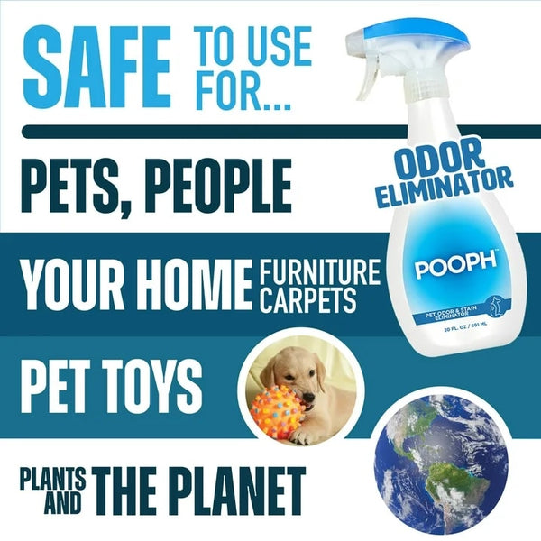 Pet Odor and Stain Eliminator - 1 pack - 20 fl oz per pack - plus 3 My Outlet Mall Resealable Storage Pouches