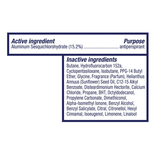 Advanced Care Long Lasting Women's Antiperspirant Deodorant Dry Spray, Rose Petals - 3 packs - 3.8 oz per pack - plus 3 My Outlet Mall Resealable Storage Pouches