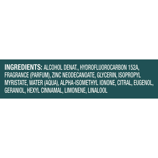 Men Whole Body Deodorant Spray for Men, Ocean Rush Scent, Aluminum Free - 2 packs - 4 oz per pack - plus 3 My Outlet Mall Resealable Storage Pouches