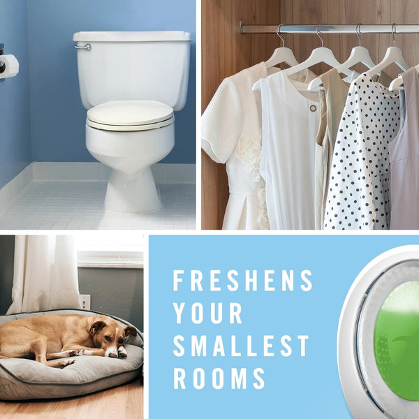 Small Spaces Air Freshener, Odor-Fighting, Berry & Bramble - 2 packs - 3 Count per pack - plus 3 My Outlet Mall Resealable Storage Pouches