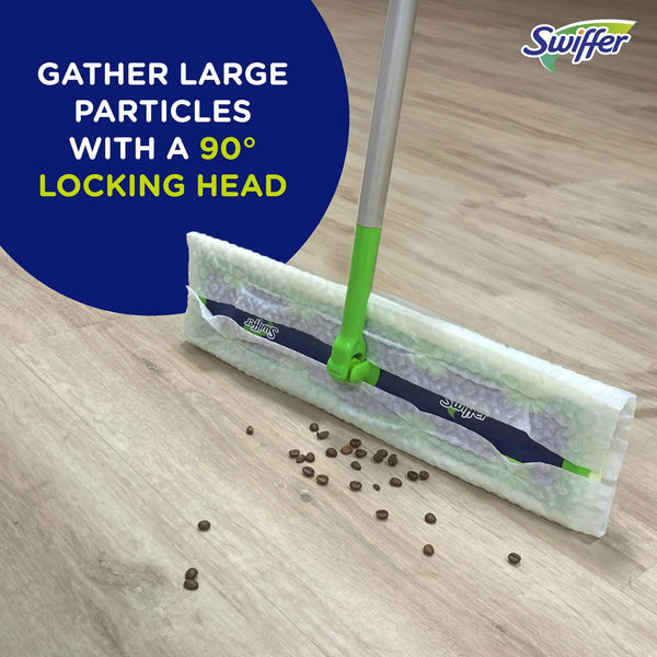 Sweeper XL 2-in-1 Dry + Wet Floor Mopping and Sweeping Kit, Multi-Surface Floor Cleaning Kit - 1 pack - plus 3 My Outlet Mall Resealable Storage Pouches