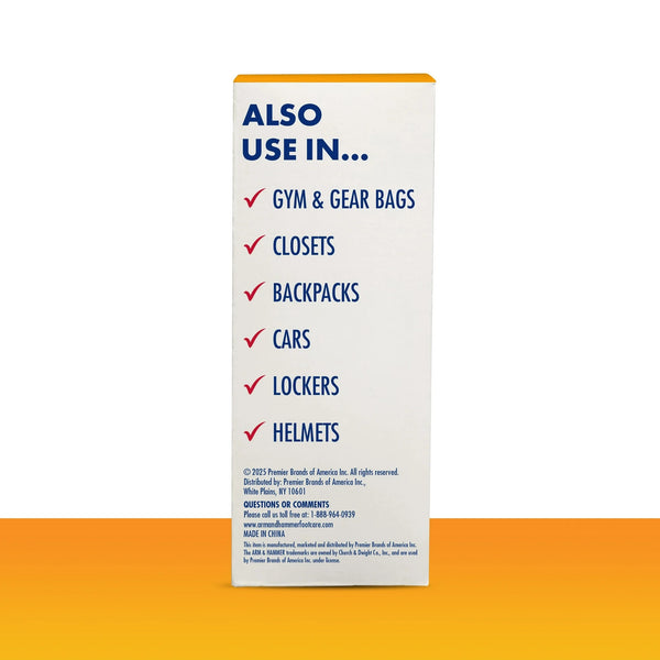In-Shoe Odor Destroying Pouches - 1 pack - 2 count per pack - plus 3 My Outlet Mall Resealable Storage Pouches