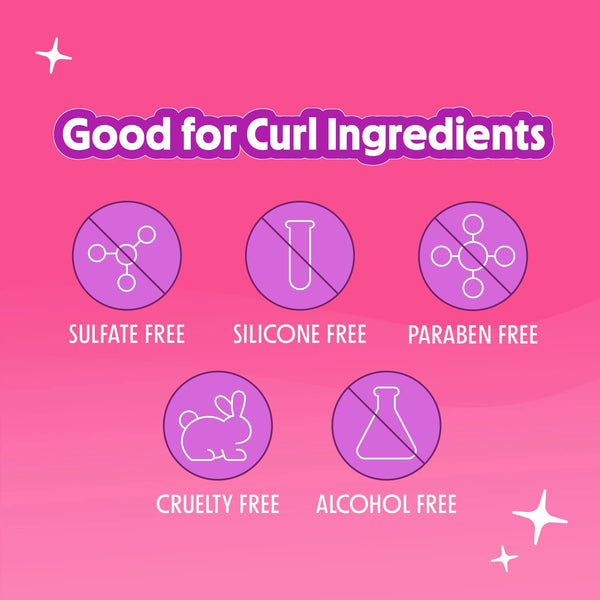 Curl Talk Defining Curl Cream, Travel Size - 2 packs - 2fl oz per pack - plus 3 My Outlet Mall Resealable Storage Pouches