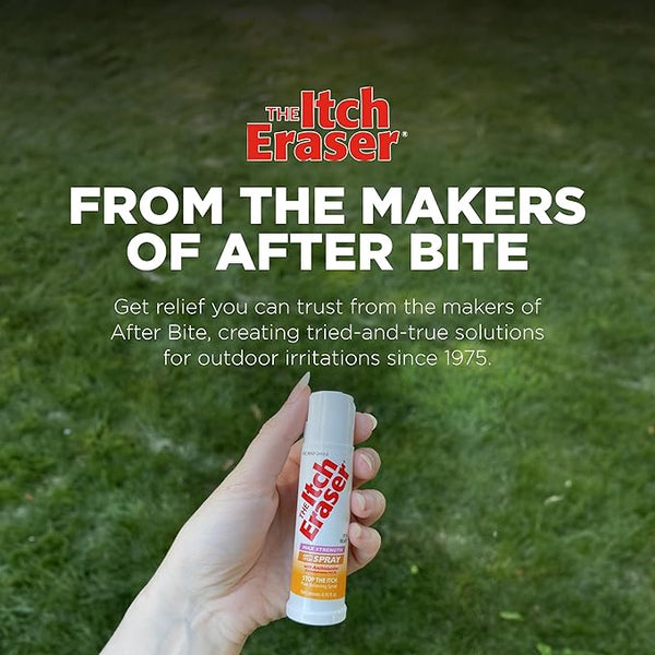 The Itch Eraser Spray - 1 pack - 0.95 Fl oz per pack - plus 3 My Outlet Mall Resealable Storage Pouches