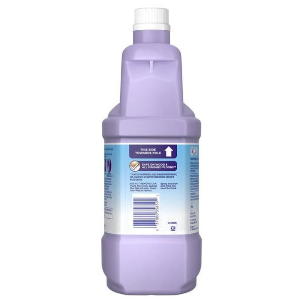 Wet Jet Mop Refill Solution, Floor Cleaner, Antibacterial - 1 pack - 32 oz per pack - plus 3 My Outlet Mall Resealable Storage Pouches