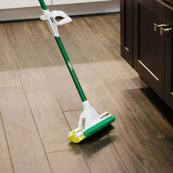 Nitty Gritty Roller Sponge Mop with Scrub Brush - 1 pack - plus 3 My Outlet Mall Resealable Storage Pouches
