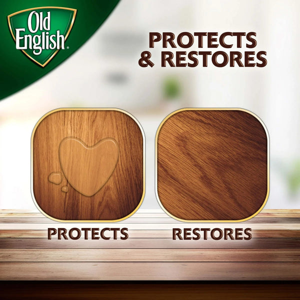 Dark Wood Furniture Oil Scratch Cover Polish - 1 pack - 16 oz per pack - plus 3 My Outlet Mall Resealable Storage Pouches