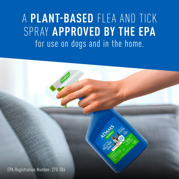 Botanicals Flea and Tick Dog and Home Spray, Plant-based Formula - 2 packs - 16 oz per pack - plus 3 My Outlet Mall Resealable Storage Pouches