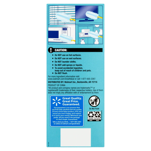Duster Refill - 1 pack - 10 count per pack plus 3 My Outlet Mall Resealable Storage Pouches