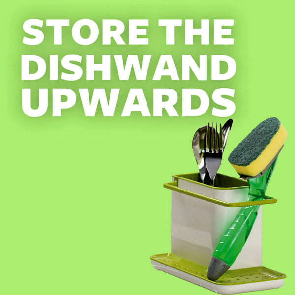 Heavy Duty Dishwand, Soap Dispensing - 1 pack - plus 3 My Outlet Mall Resealable Storage Pouches