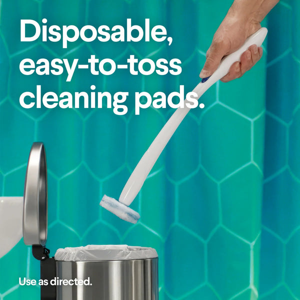 ToiletWand Disinfecting Refills, Disposable Wand Heads, Rainforest Rush - 2 packs - 20 count per pack - plus 3 My Outlet Mall Resealable Storage Pouches