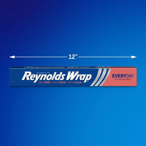 Everyday Strength Aluminum Foil  - 1 pack -  25 square feet per pack - plus 3 My Outlet Mall Resealable Storage Pouches