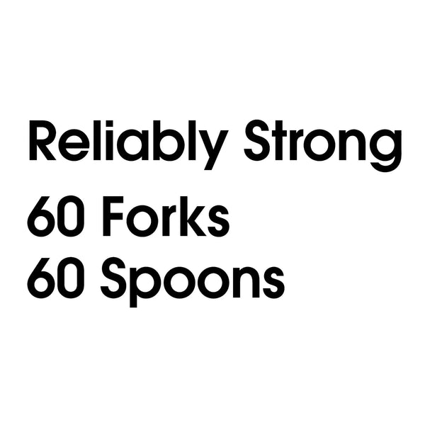 Plastic Everyday Clear Fork and Spoon Combo - 1 pack - 120 Count per pack - plus 3 My Outlet Mall Resealable Storage Pouches