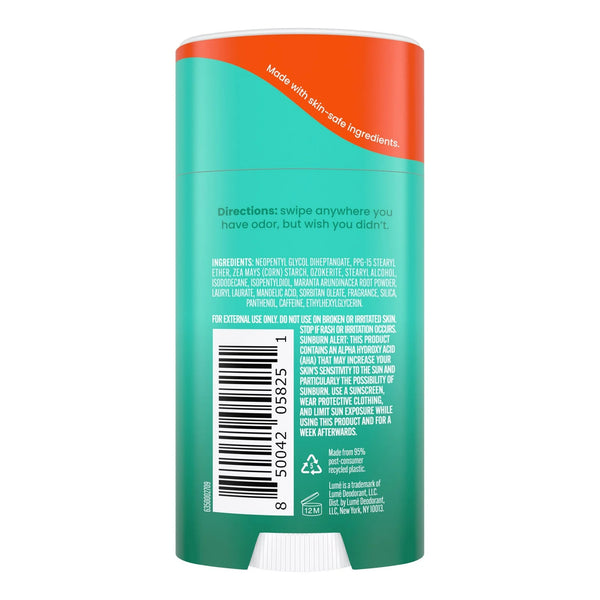 Whole Body Women’s Deodorant Smooth Solid Stick Aluminum-Free, Minted Cucumber - 2 packs - 2.6 oz per pack - plus 3 My Outlet Mall Resealable Storage Pouches