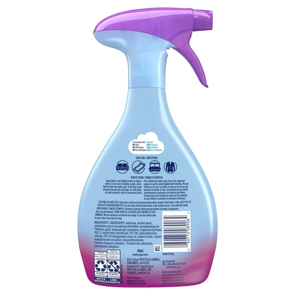 Fabric Spray Air Freshener, Odor-Fighting, Spring & Renewal - 1 pack - 23.6 fl oz per pack - plus 3 My Outlet Mall Resealable Storage Pouches