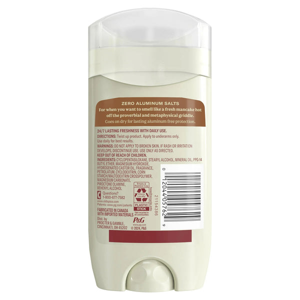 Gentleman's Collection Deodorant Stick for Men, Brown Sugar & Cocoa Butter - 1 pack - 3 oz per pack - plus 3 My Outlet Mall Resealable Storage Pouches